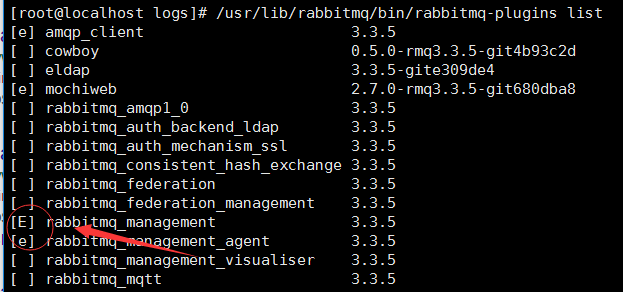 rabbitmq启用web管理